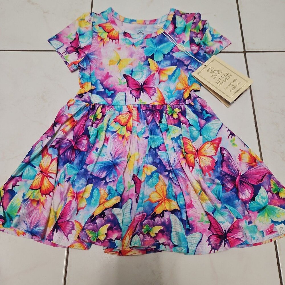 Little snuggles brilliant butterflies twirl 2t